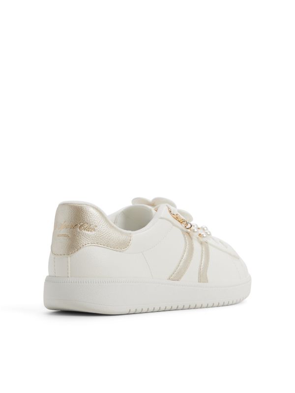 CHICSNEAKER2 - נעלי סניקרס רטרו דוגמת נחש לנשים