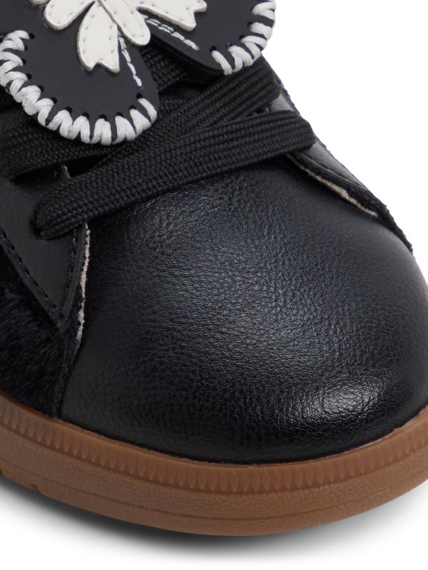 CHICSNEAKER2 - נעלי סניקרס רטרו דוגמת נחש לנשים
